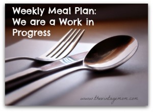 Motivation Monday: Weekly Meal Plan – March 11th