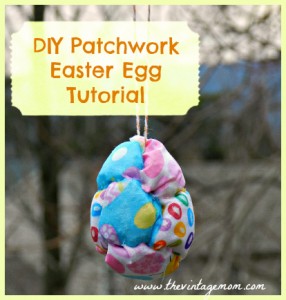 DIY Patchwork Easter Egg Tutorial