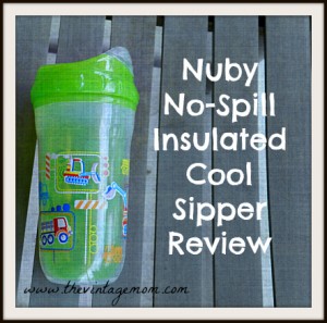 Nuby No-Spill Insulated Cool Sipper Review