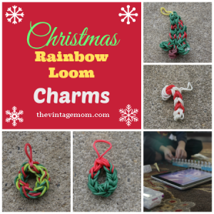 Christmas Charm Round Up for the Rainbow Loom