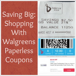 Saving Big: Shopping With Walgreens Paperless Coupons