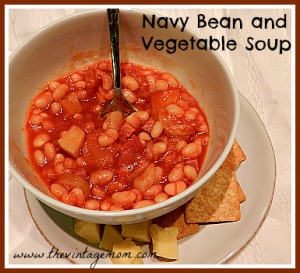 Navy Bean and Vegetable Soup