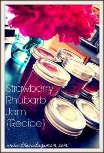 Strawberry Rhubarb Jam {Recipe} – Mom Style