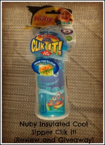 Nuby Clik It Insulated Cool Sipper {Review and Giveaway}