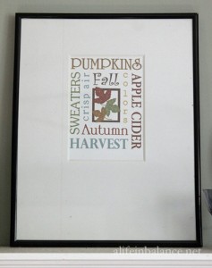 Fall Subway Art Ideas