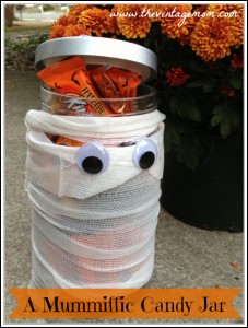 A Mummiffic Candy Jar Craft And Some Candy Of Course!