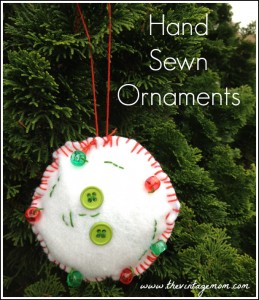 DIY Children�s Christmas Craft � Hand Sewn Ornament