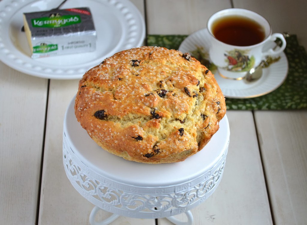 Sweet Irish Soda Bread with Kerrygold Butter