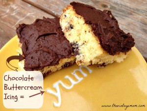 Chocolate Buttercream Icing {Recipe}