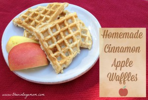 Cinnamon Apple Waffles {Recipe}